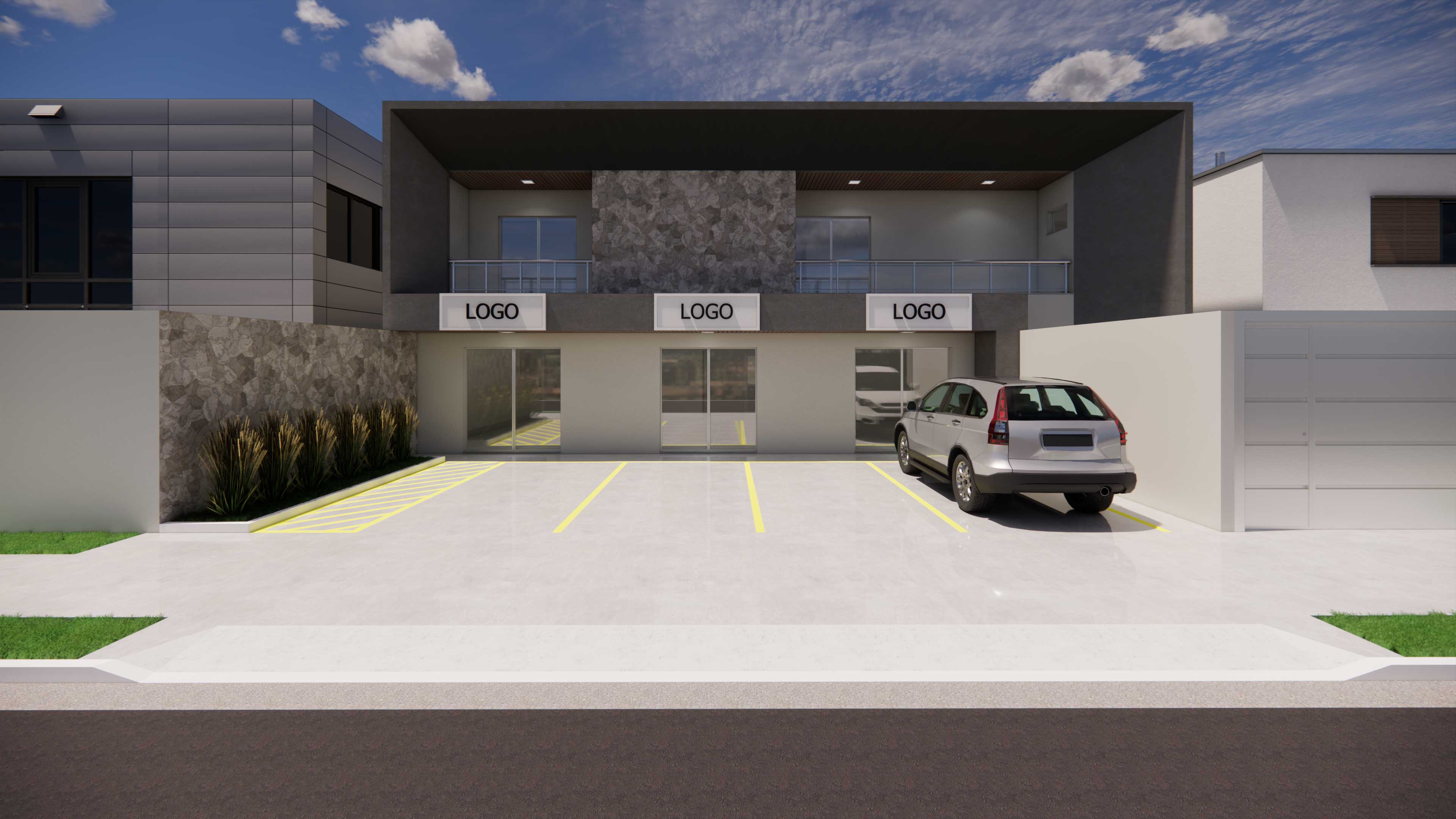 Perspectiva do projeto Bertioga, em Campo Grande