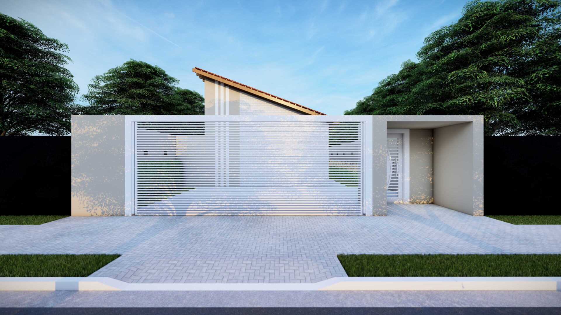 Perspectiva do projeto Quitinetes, em Bela Vista