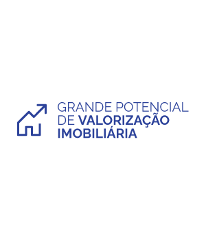 Grande potencial de valorização imobiliária
